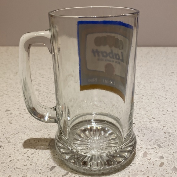 Vintage Labatt Blue Beer Glass Mug - Picture 3 of 6